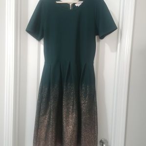 Green Elegant Lularoe Amelia